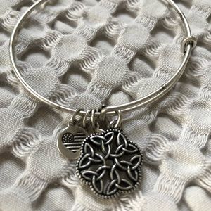 Alex and Ani Silver Endless Knot Bracelet